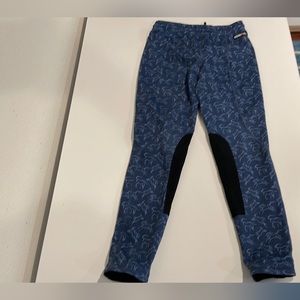 Girls Kerrits performance knee patch tights-size S